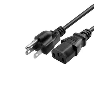 Unno Tekno AC Power Cable 3-Prong 1.5m/5ft (Bulk)