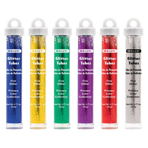 GLITTER TUBES BAZIC 22G/0.77 OZ PRIMARY COLOR