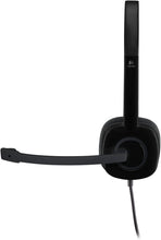 Load image into Gallery viewer, Logitech 3.5mm Analog Stereo Headset H151 with Boom Microphone