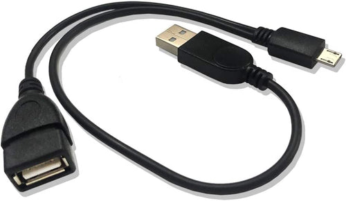 AUVIPAL 2-IN-1 MICRO USB TO USB OTG ADAPTER CABLE