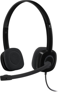 Logitech 3.5mm Analog Stereo Headset H151 with Boom Microphone