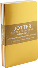 Load image into Gallery viewer, JOTTER MINI NOTEBOOK SET: FOIL