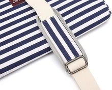 Load image into Gallery viewer, CANVASLOVE BRETON TOP PATTERN WATER RESISTANT LAPTOP BAG 15.6&quot;