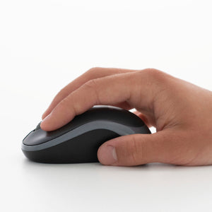 Logitech - M185 Wireless Optical Ambidextrous Mouse - Swift Gray