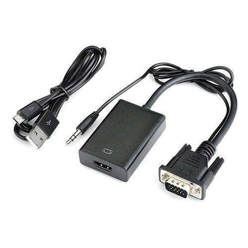 TOPELEK VGA (M) TO HDMI (F) 1080P ADAPTER W/ AUDIO