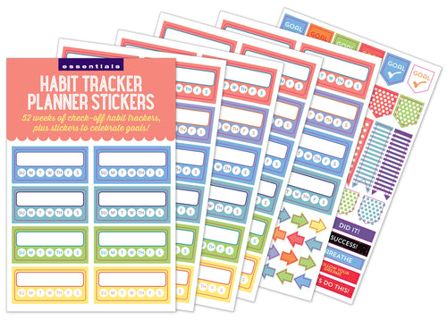 ESSENTIALS HABIT TRACKER PLANNER STICKERS