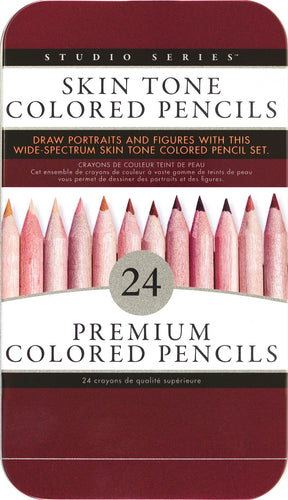 SKIN-TONED COLORED PENCILS 24 SET