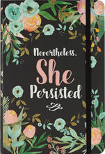 Load image into Gallery viewer, NEVERTHELESS, SHE PERSISTED DOT MATRIX NOTEBOOK