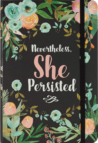 NEVERTHELESS, SHE PERSISTED DOT MATRIX NOTEBOOK