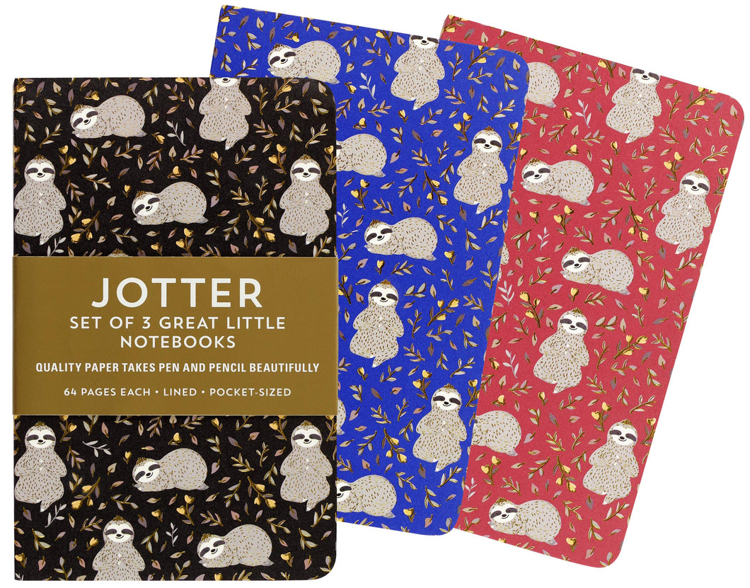 JOTTER MINI NOTEBOOK: SLOTHS