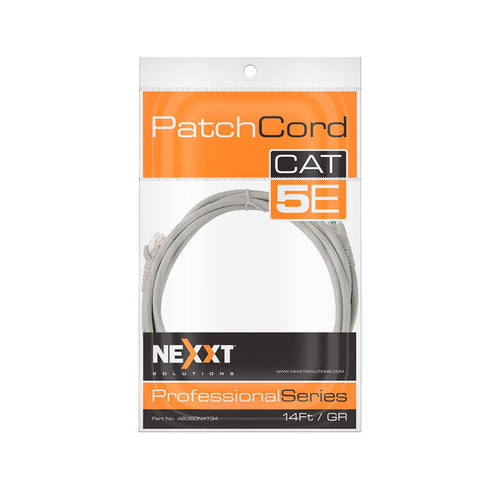 NEXXT 14FT CAT5E PATCH  GREY