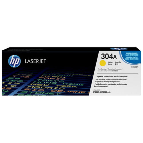 HP 304A YELLOW TONER