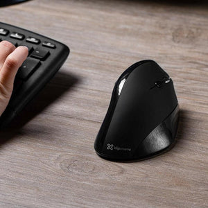 KLIPX WIRELESS VERTICAL MOUSE 2.4GHZ BLACK