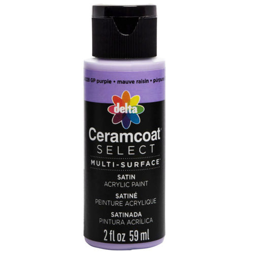 2OZ CERAMCOAT SELECT MULTI-SURFACE ACRYLIC PAINT IN GRAPE PURPLE