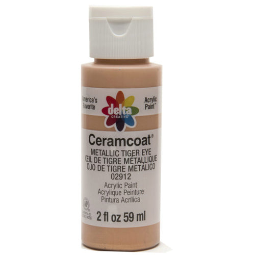 2OZ CERAMCOAT SELECT MULTI-SURFACE ACRYLIC PAINT IN METALLIC TIGER EYE