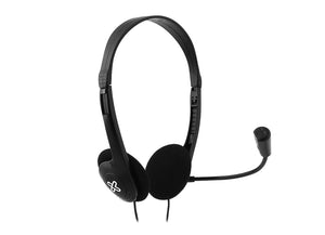 KLIPX LIGHTWEIGHT STEREO HEADSET W/VOL CONTROL